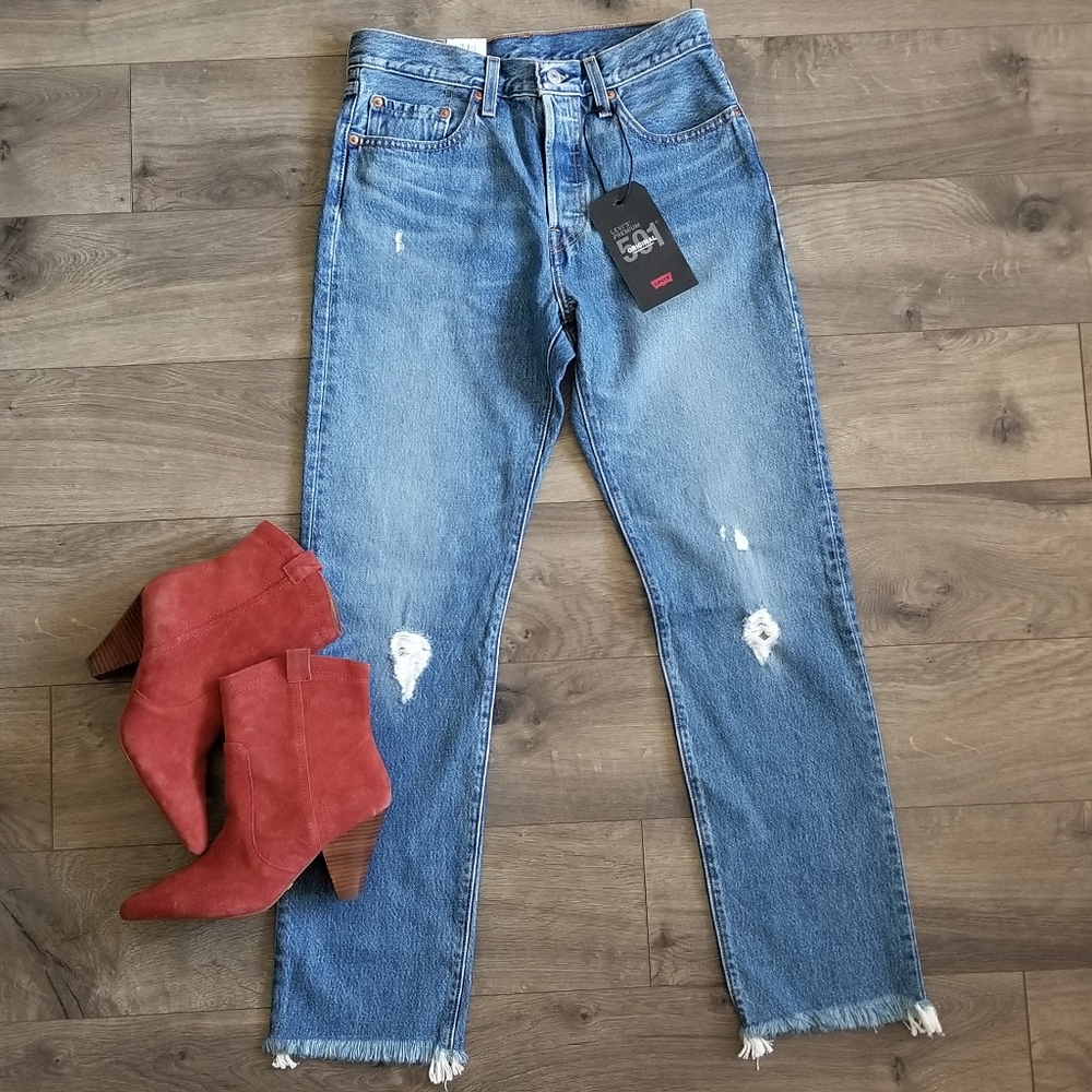 Levi's 501 original distressed - Picture 3 of 8